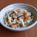 幼児食♪新玉ねぎの肉みそうどん